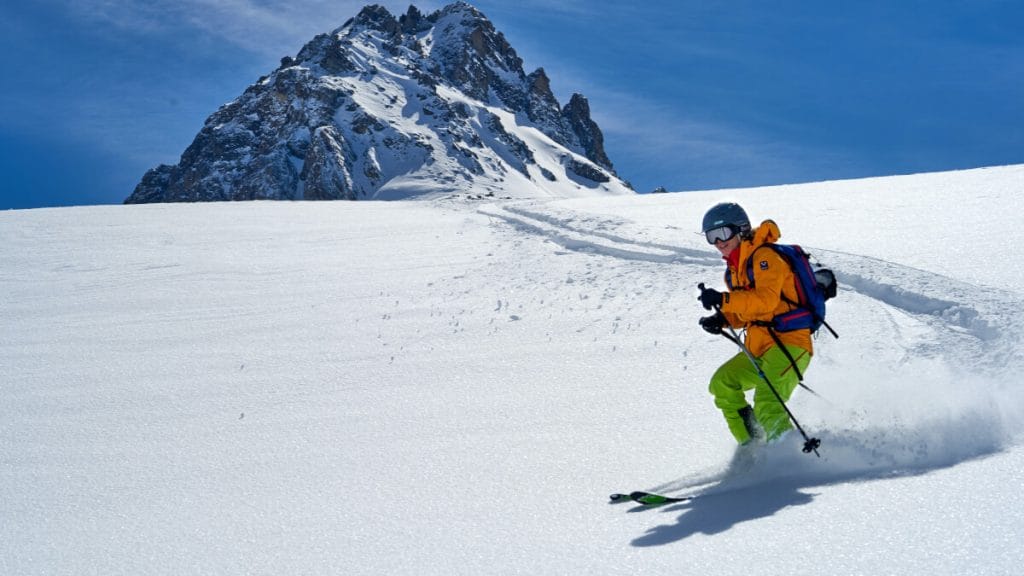 Lavinutrustning under skidturen