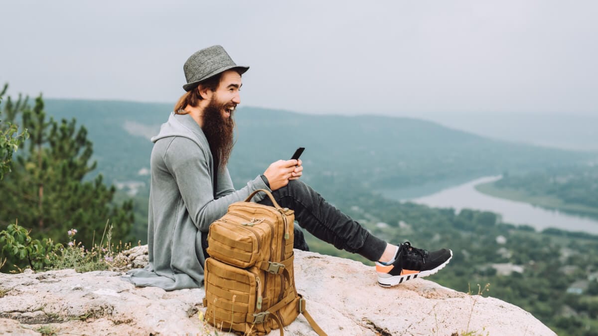 Bästa online slotsen med friluftstema illustration