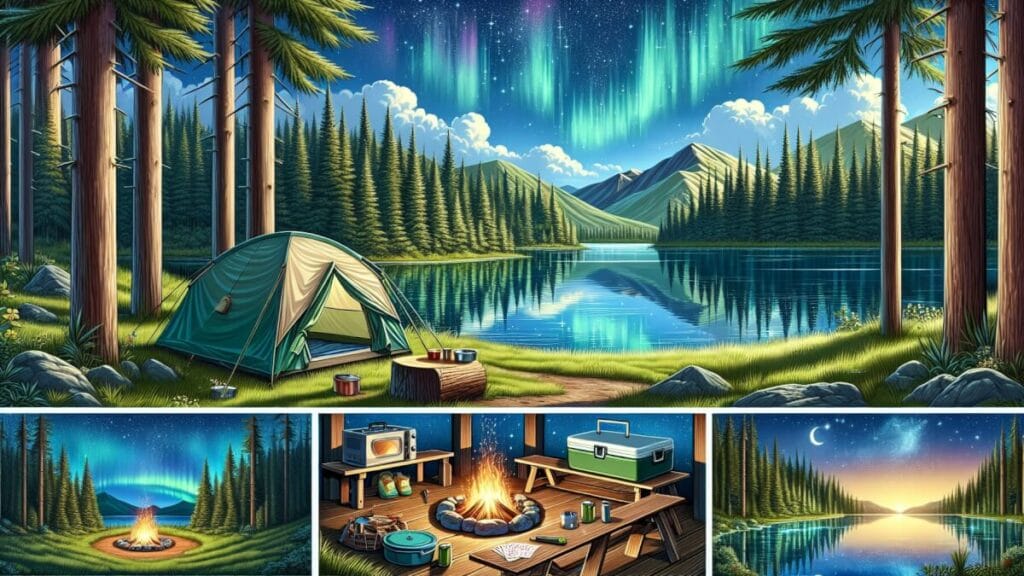 Gör Quick-casino till en del av din campingresa illustration