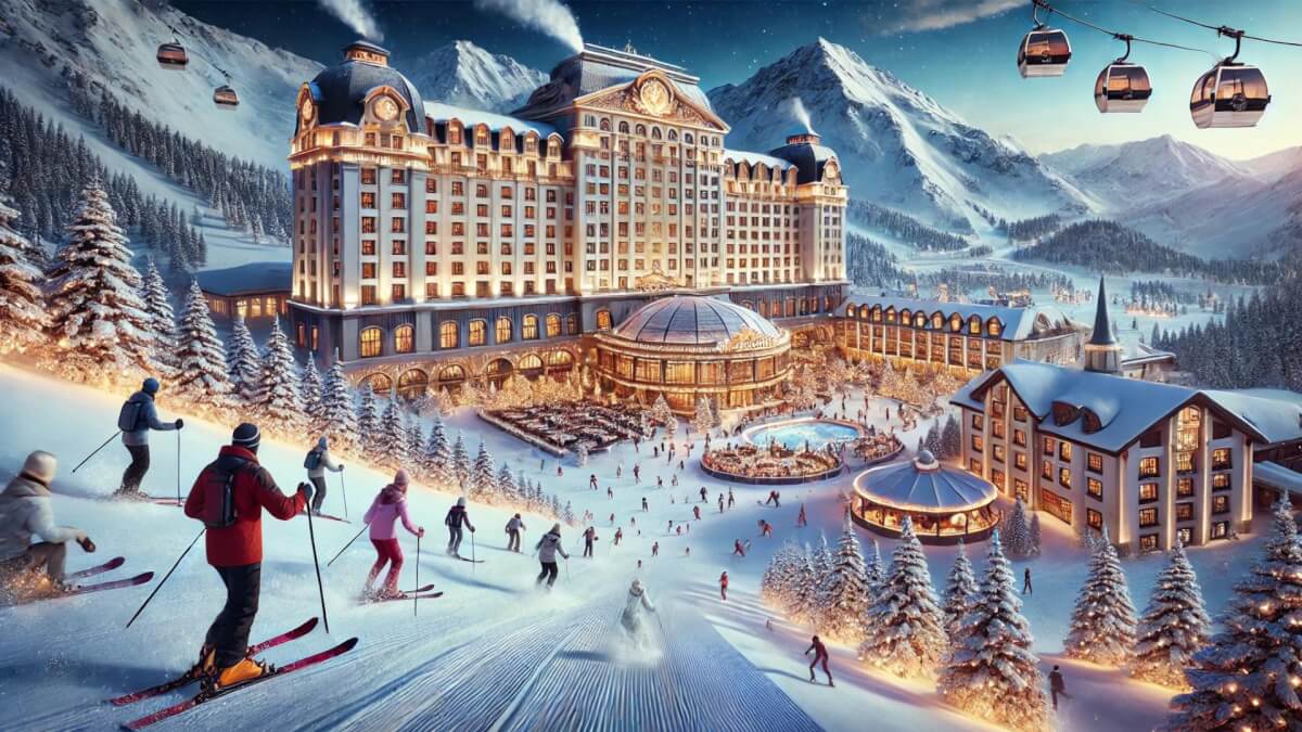 De 8 bästa skidorterna med casinon illustration