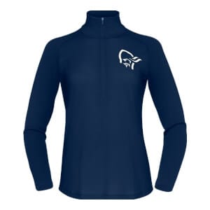 Norrøna Pureull ZipNeck W's Indigo Night