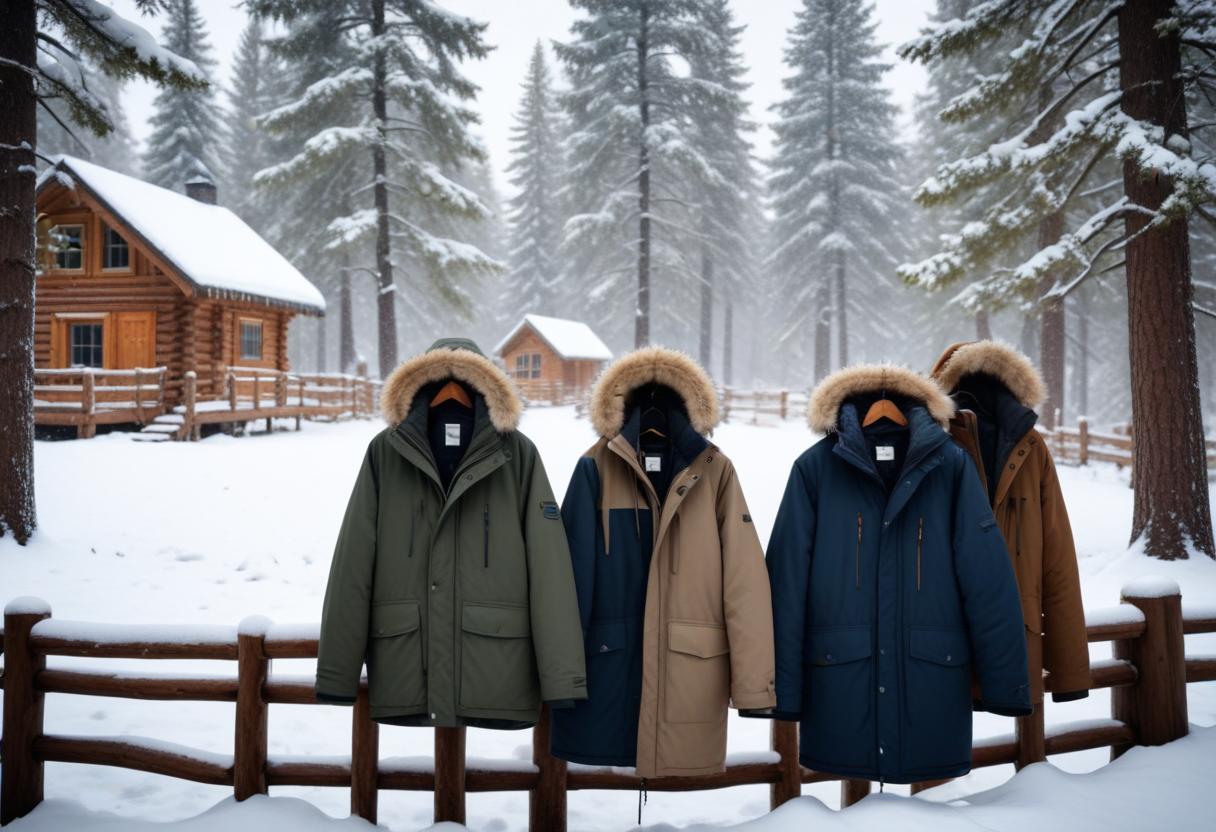 Värm dig smart med vinterjacka dam i stil illustration